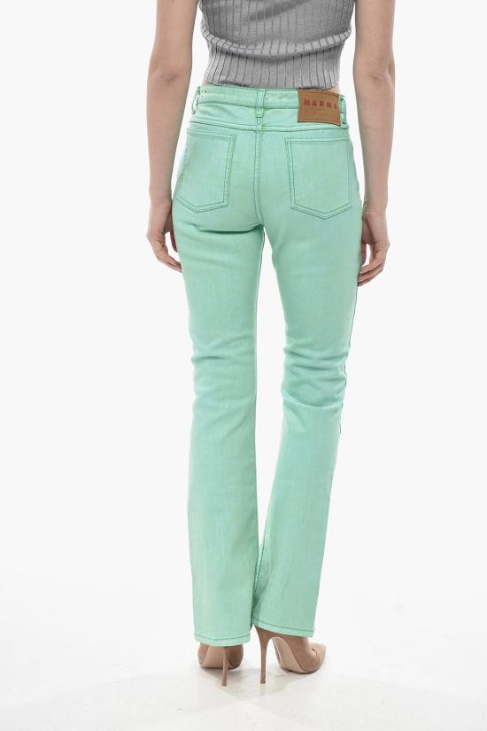  마르니 스트레이트 팬츠 PAJD0415A0 USCV10 FDV45 Green - MARNI