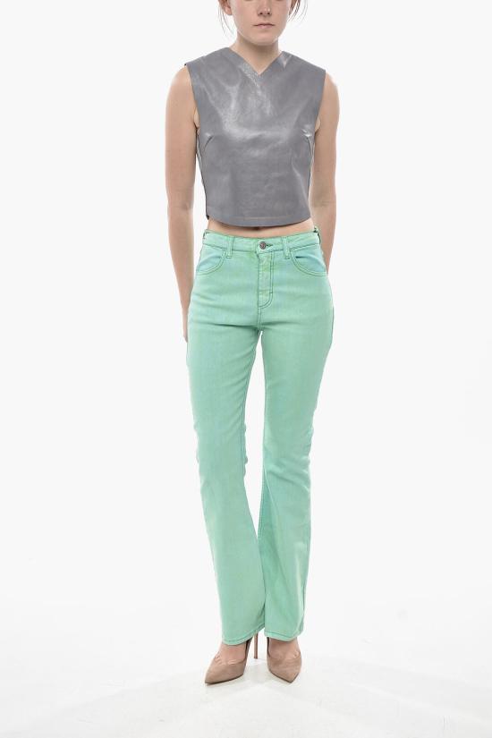  마르니 스트레이트 팬츠 PAJD0415A0 USCV10 FDV45 Green - MARNI