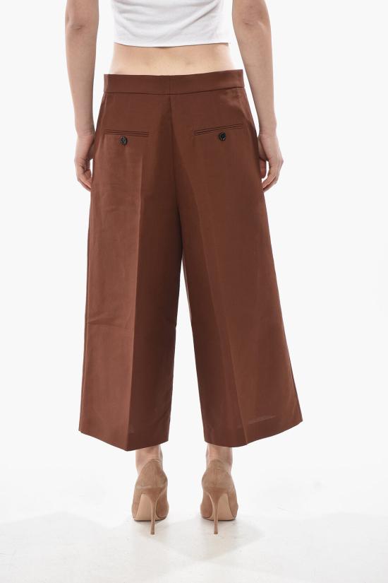  마르니 스트레이트 팬츠 PAMA0288OU TCX28 00M40 Brown - MARNI