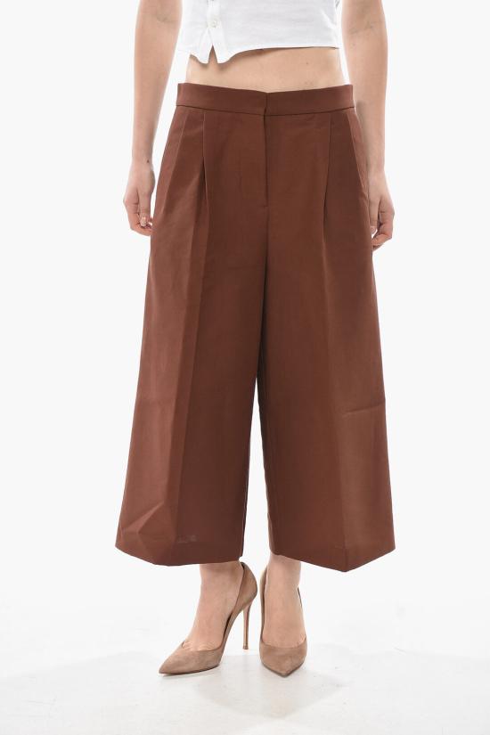  마르니 스트레이트 팬츠 PAMA0288OU TCX28 00M40 Brown
