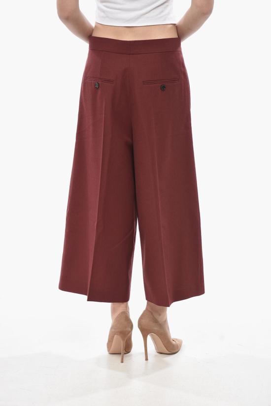  마르니 스트레이트 팬츠 PAMA0288OU TW842 00R82 Burgundy - MARNI