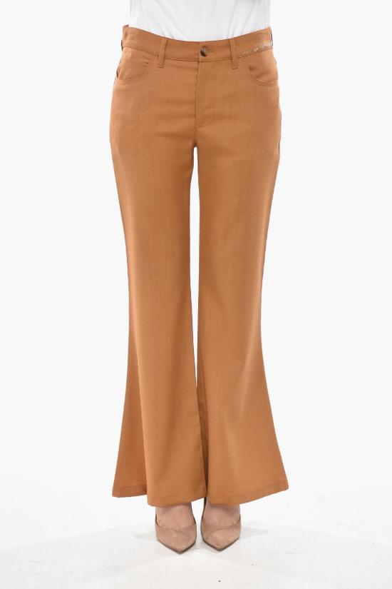  마르니 스트레이트 팬츠 PAMA0491S0 UTWA20 00R09 Brown