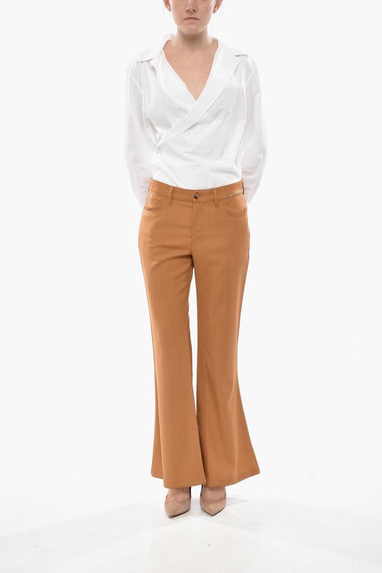  마르니 스트레이트 팬츠 PAMA0491S0 UTWA20 00R09 Brown - MARNI