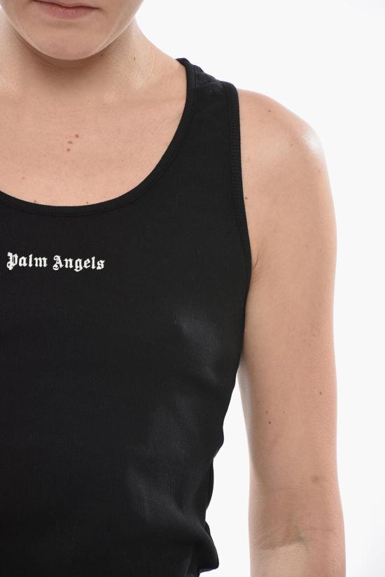  팜앤젤스 민소매 티셔츠 PWAC020C99 FAB001 1003 Black - PALM ANGELS