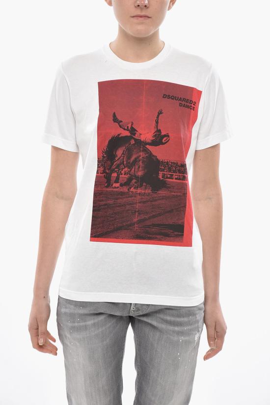  디스퀘어드2 반팔 티셔츠 S72GD0105S22427100 White