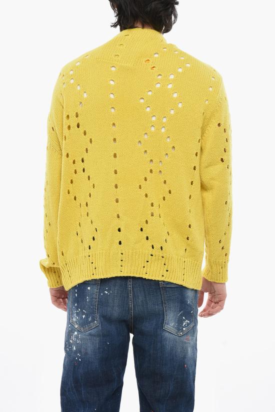  지방시 가디건 BM90RE4YHS 736 Yellow - GIVENCHY