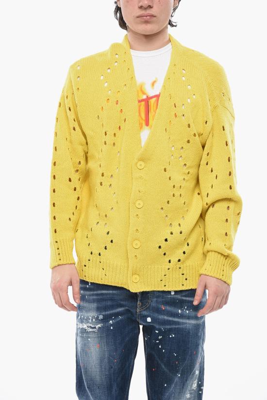  지방시 가디건 BM90RE4YHS 736 Yellow