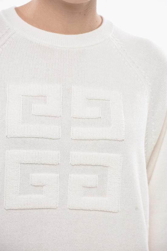  지방시 스웨터 BW908N4ZEQ 105 White - GIVENCHY