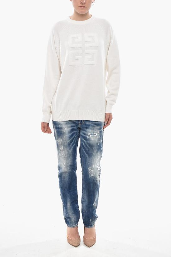  지방시 스웨터 BW908N4ZEQ 105 White - GIVENCHY