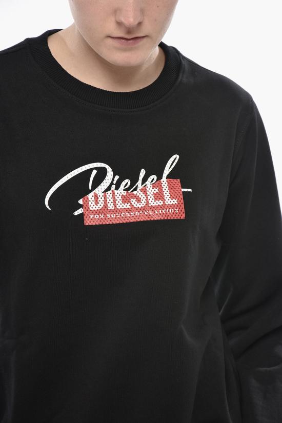  디젤 긴팔 티셔츠 A15486 RIAJH 900 Black - DIESEL