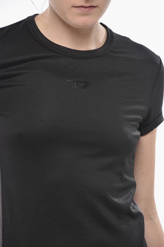  디젤 T 어드저스트 빅오발 반팔 티셔츠 A17403 RBVFN 900 Black - DIESEL