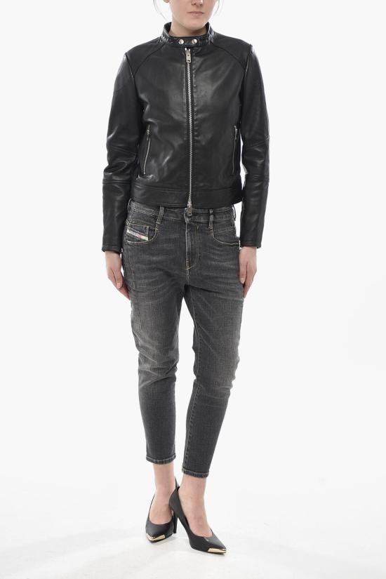  디젤 가죽 자켓 A13102 RIMAE 900 Black - DIESEL