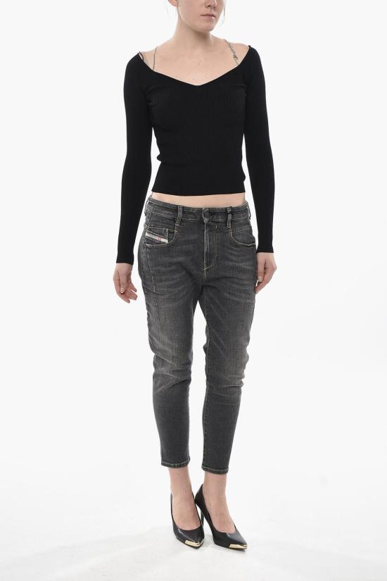  디젤 긴팔 티셔츠 A12403 0DLAX 9XX Black - DIESEL