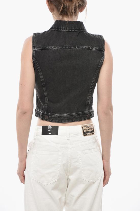  디젤 데님 자켓 A03870 09B88 02 Black - DIESEL