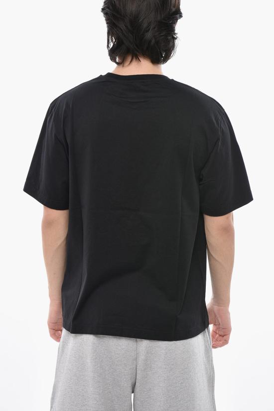  팜앤젤스 반팔 티셔츠 PMAA089S24JER0021001 Black - PALM ANGELS