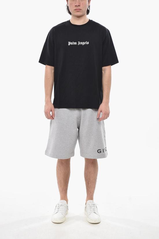  팜앤젤스 반팔 티셔츠 PMAA089S24JER0021001 Black - PALM ANGELS