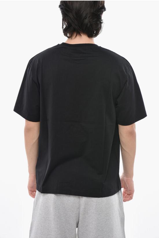  팜앤젤스 반팔 티셔츠 PMAA089S24JER0021001 Black - PALM ANGELS