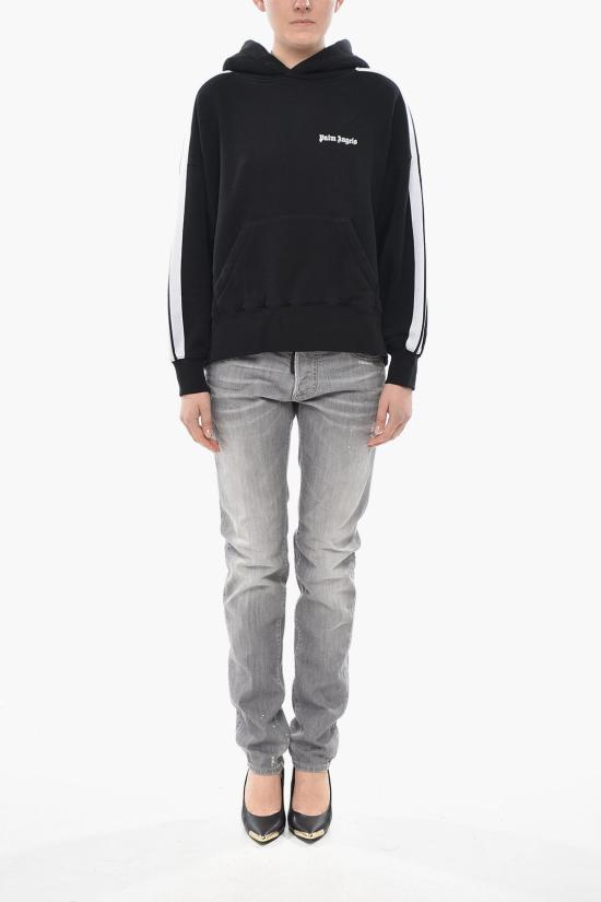  팜앤젤스 후드 티셔츠 PWBB023C99FLE0011001 Black - PALM ANGELS
