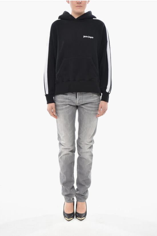  팜앤젤스 후드 티셔츠 PWBB023C99FLE0011001 Black - PALM ANGELS