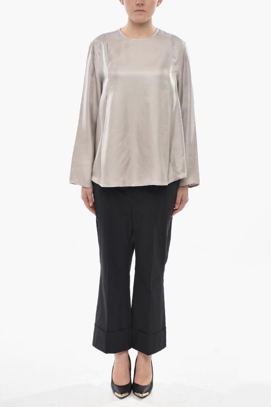  루루 스튜디오 블라우스 ADALYN GREY Gray - LOULOU STUDIO