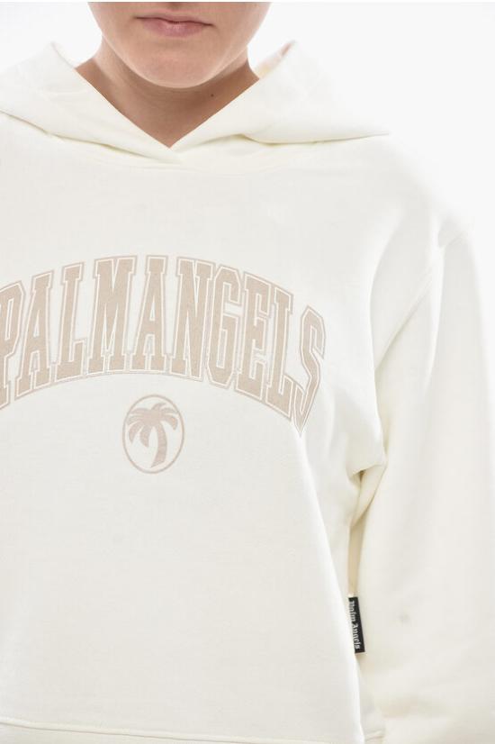  팜앤젤스 후드 티셔츠 PWBB069S25FLE002030B White - PALM ANGELS