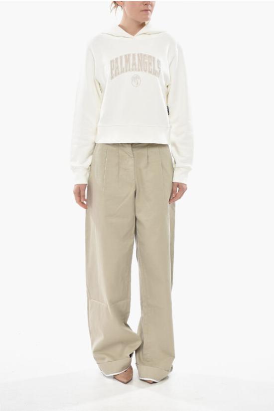  팜앤젤스 후드 티셔츠 PWBB069S25FLE002030B White - PALM ANGELS