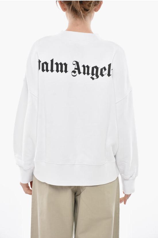  팜앤젤스 긴팔 티셔츠 PWBA017C99FLE0020110 White - PALM ANGELS