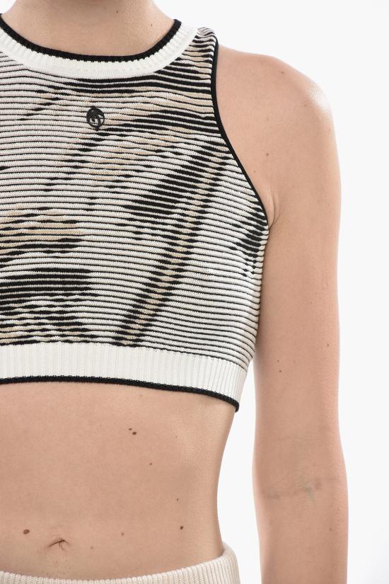  팜앤젤스 트레이닝/조거 팬츠 PWHT028S25KNI0010310 Black White - PALM ANGELS