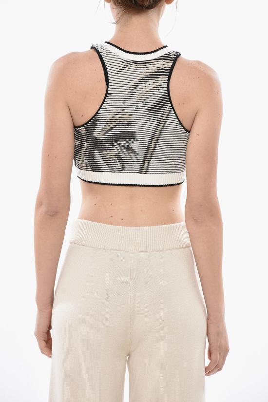  팜앤젤스 트레이닝/조거 팬츠 PWHT028S25KNI0010310 Black White - PALM ANGELS