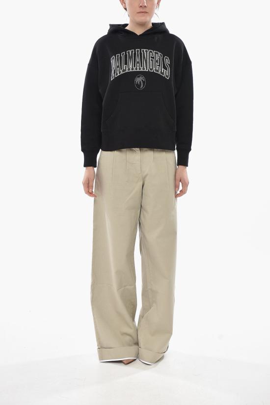  팜앤젤스 후드 티셔츠 PWBB023S25FLE001100B Black - PALM ANGELS