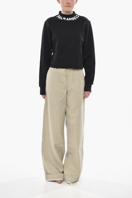  팜앤젤스 긴팔 티셔츠 PWBA016S25FLE0021003 Black - PALM ANGELS