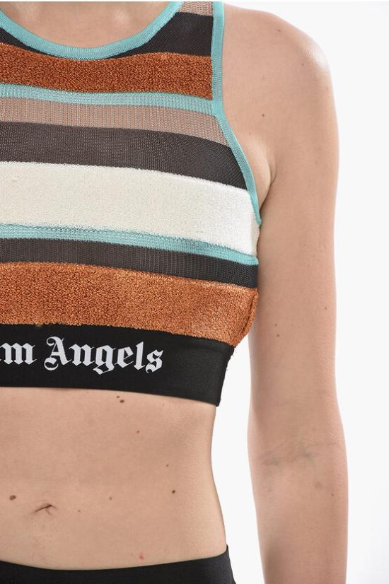  팜앤젤스 트레이닝 티셔츠 PWHT001S23KNI0018410 Multicolor - PALM ANGELS