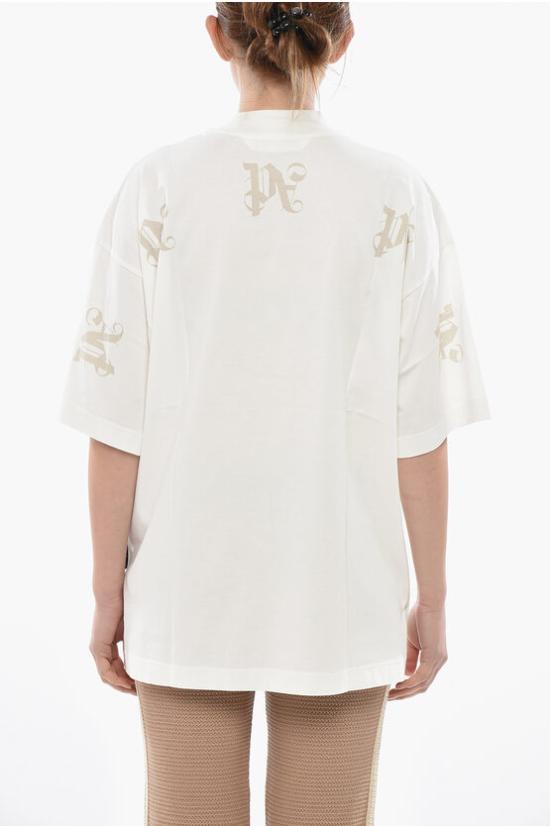  팜앤젤스 반팔 티셔츠 PWAA017F24JER0020361 White - PALM ANGELS