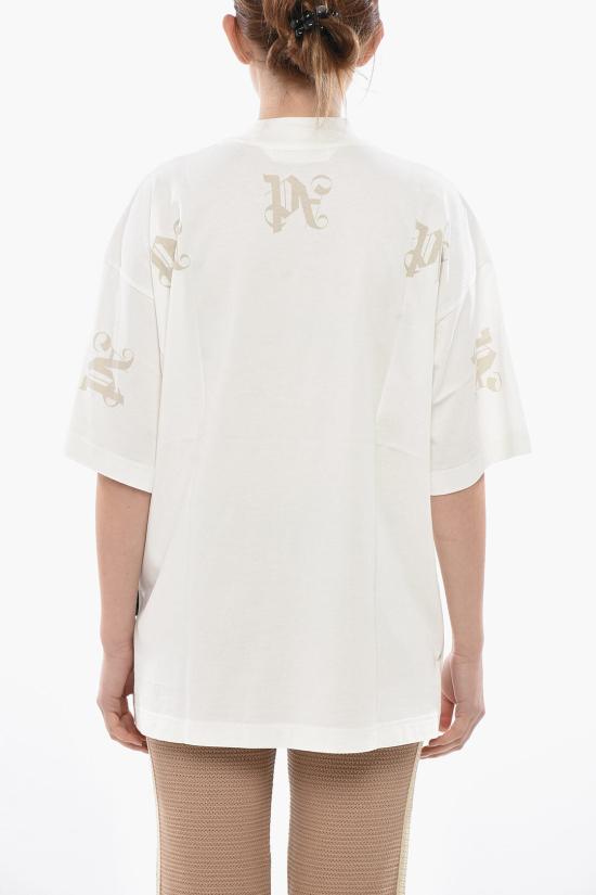  팜앤젤스 반팔 티셔츠 PWAA017F24JER0020361 White - PALM ANGELS