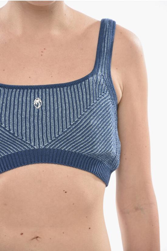  팜앤젤스 트레이닝 티셔츠 PWHT026S25KNI0014940 Blue - PALM ANGELS