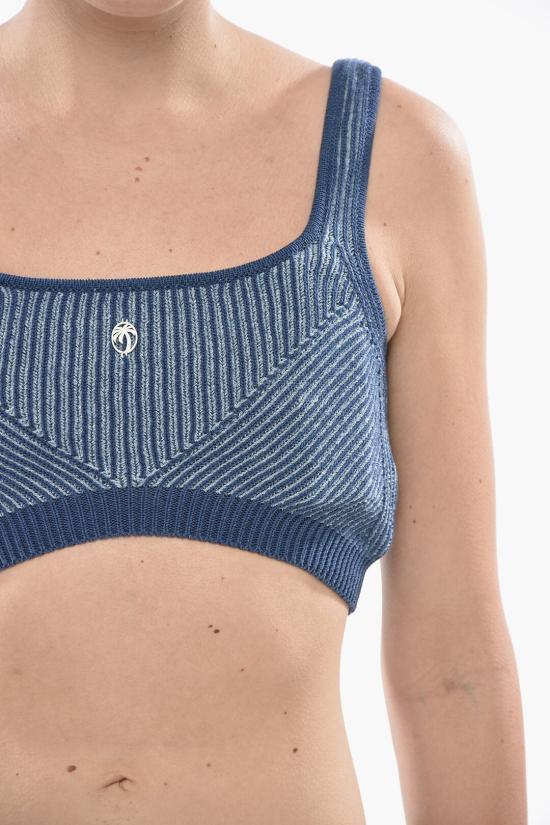  팜앤젤스 트레이닝 티셔츠 PWHT026S25KNI0014940 Blue - PALM ANGELS