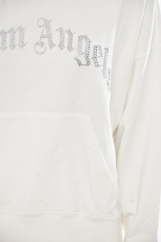  팜앤젤스 후드 티셔츠 PWBB074S25FLE0020372 White - PALM ANGELS