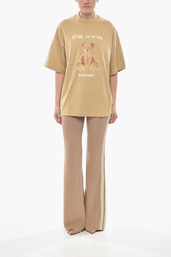  팜앤젤스 반팔 티셔츠 PWAA017F24JER0056160 Beige - PALM ANGELS
