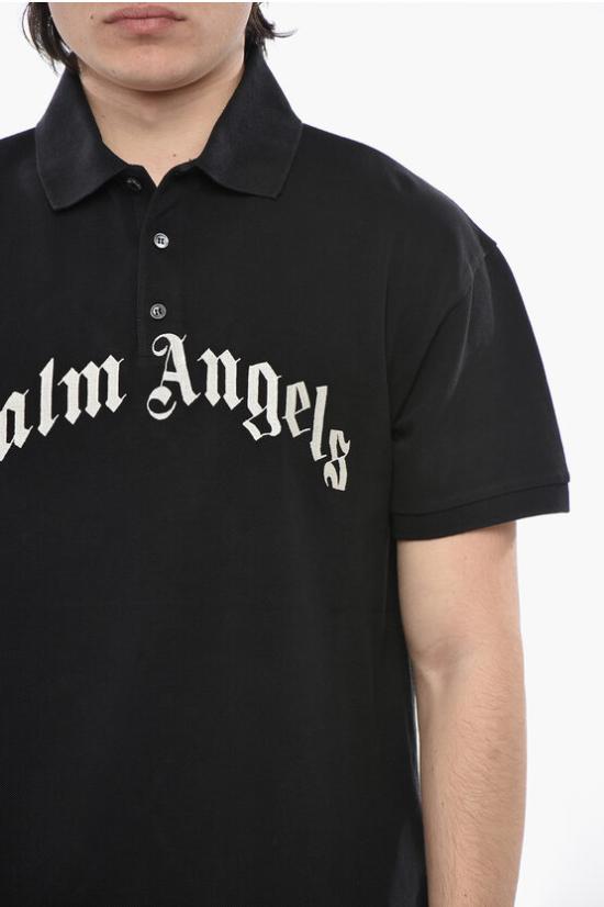  팜앤젤스 폴로 티셔츠 PMGB012S25FAB0031003 Black - PALM ANGELS