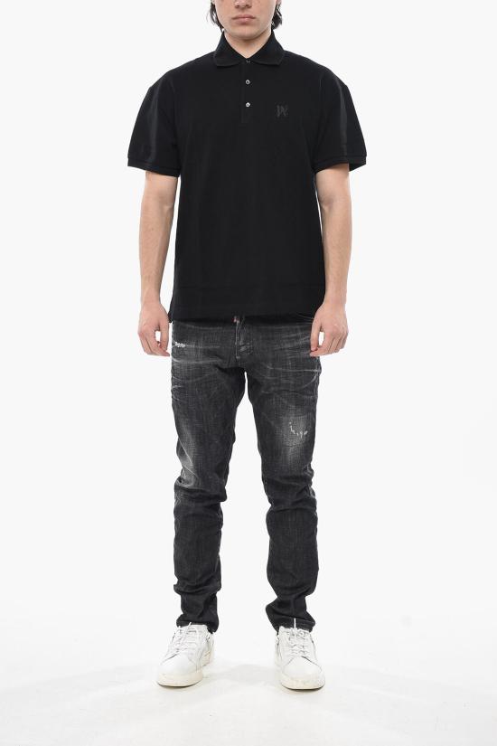  팜앤젤스 폴로 티셔츠 PMGB012R24FAB0011010 Black - PALM ANGELS