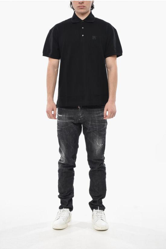  팜앤젤스 폴로 티셔츠 PMGB012R24FAB0011010 Black - PALM ANGELS