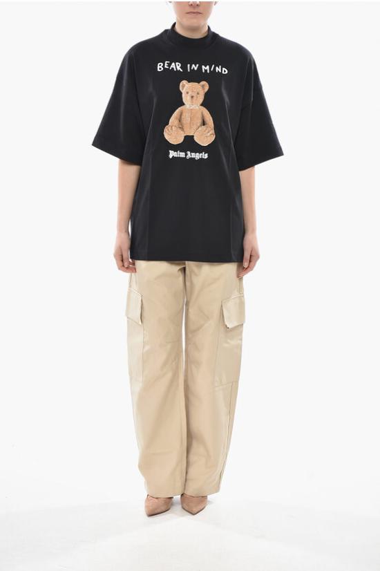  팜앤젤스 반팔 티셔츠 PWAA017S25JER0051060 Black - PALM ANGELS