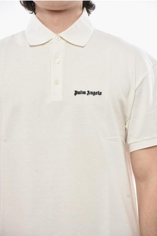  팜앤젤스 폴로 티셔츠 PMGB012C99FAB0010310 White - PALM ANGELS