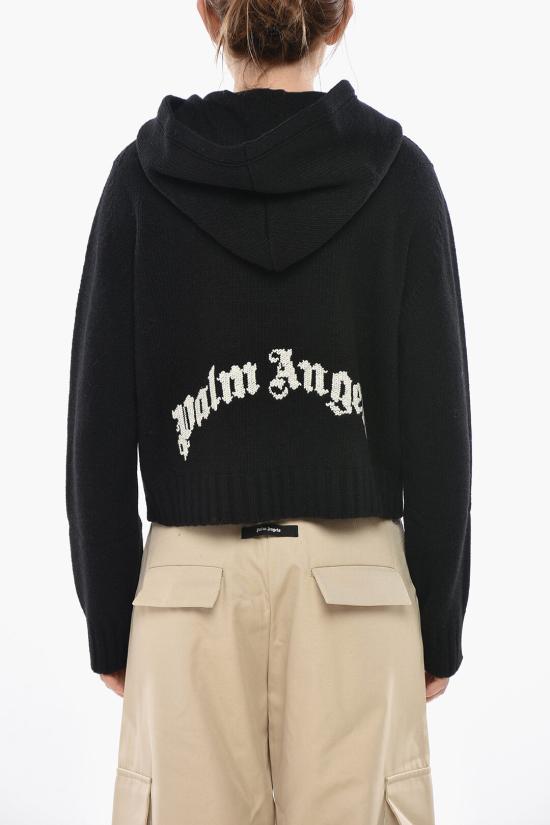  팜앤젤스 스웨터 PWHU012C99KNI0011001 Black - PALM ANGELS