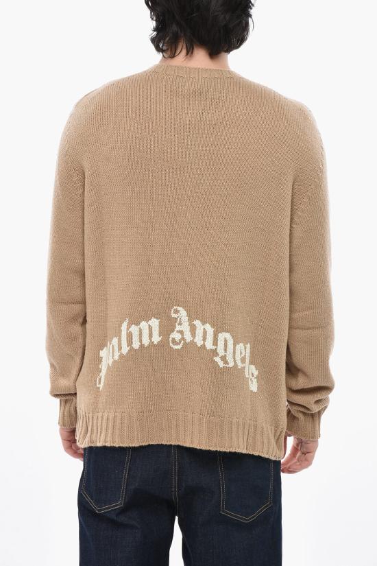  팜앤젤스 스웨터 PMHE027C99KNI0016101 Beige - PALM ANGELS