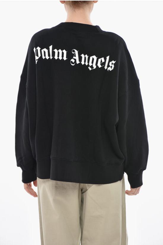  팜앤젤스 긴팔 티셔츠 PWBA017C99FLE0011001 Black - PALM ANGELS