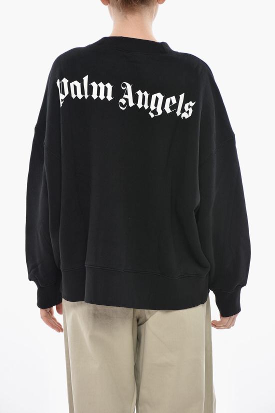  팜앤젤스 긴팔 티셔츠 PWBA017C99FLE0011001 Black - PALM ANGELS