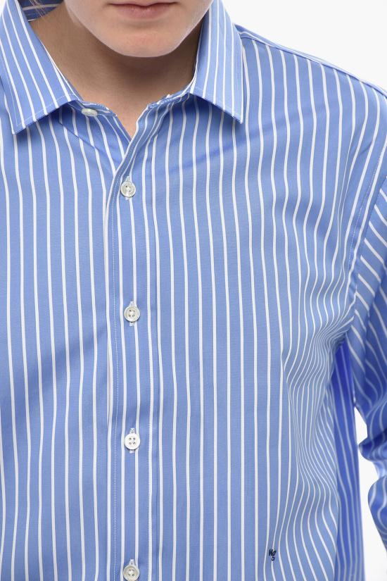  옴므 걸스 셔츠 HGSH006 BLWHT Blue - HOMME GIRLS