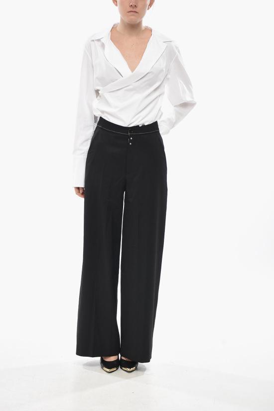  마르지엘라 스트레이트 팬츠 S52KA0427 S47848 900 Black - MAISON MARGIELA