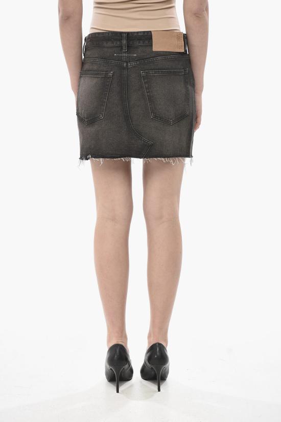  마르지엘라 데님 스커트 S62ME0011 S30848 962 Gray - MAISON MARGIELA